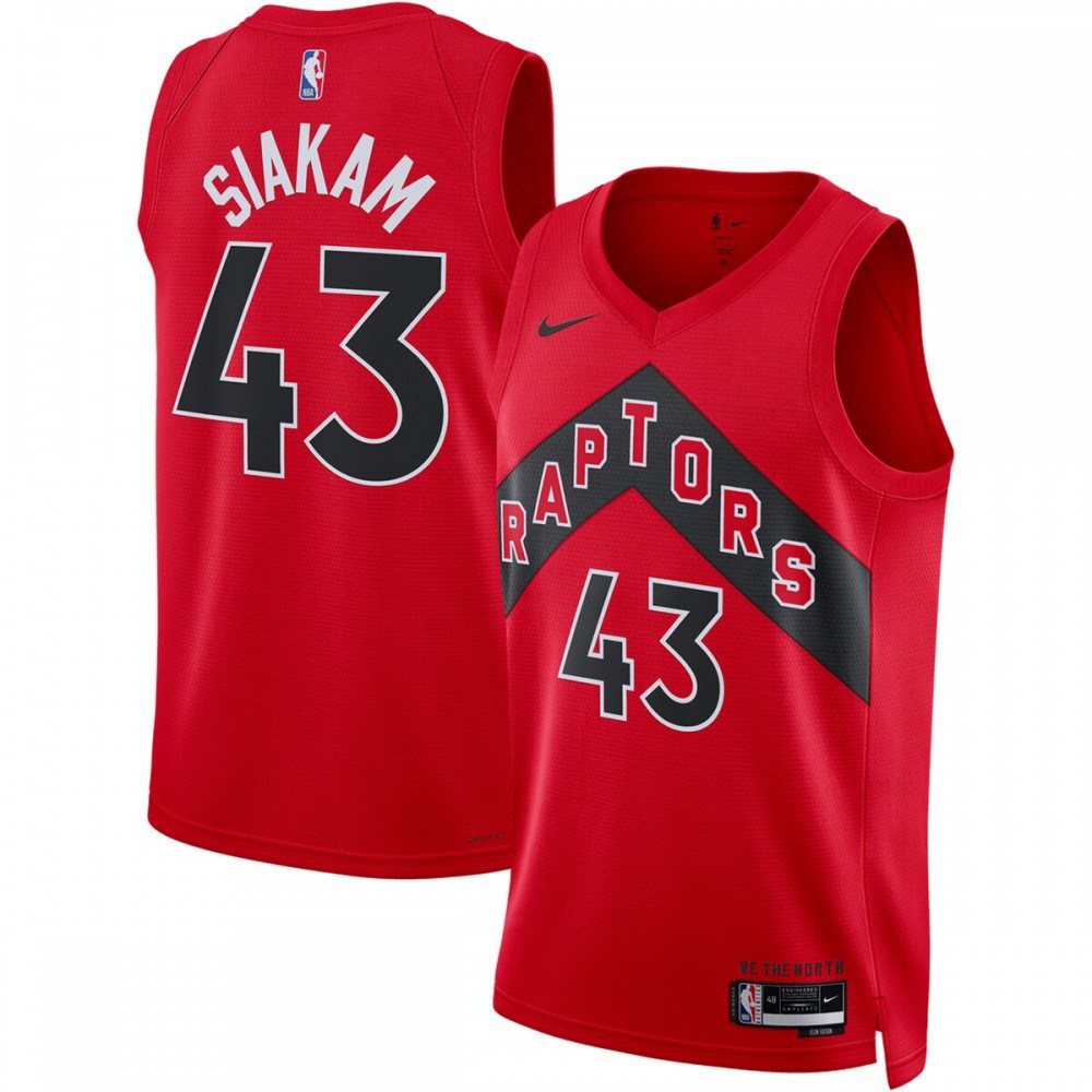 Pascal Siakam Toronto Raptors Unisex 2022/23 Swingman Jersey - Icon Edition - Red-Pro Kit Vault | Brand New 26/27 Sports Jerseys